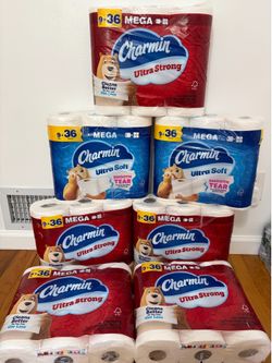 Charming toilet paper 10 dollars each bag
