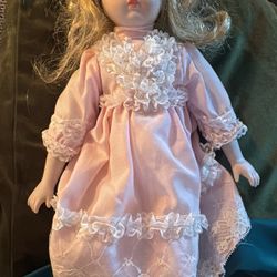 Vintage Porcelain Doll 