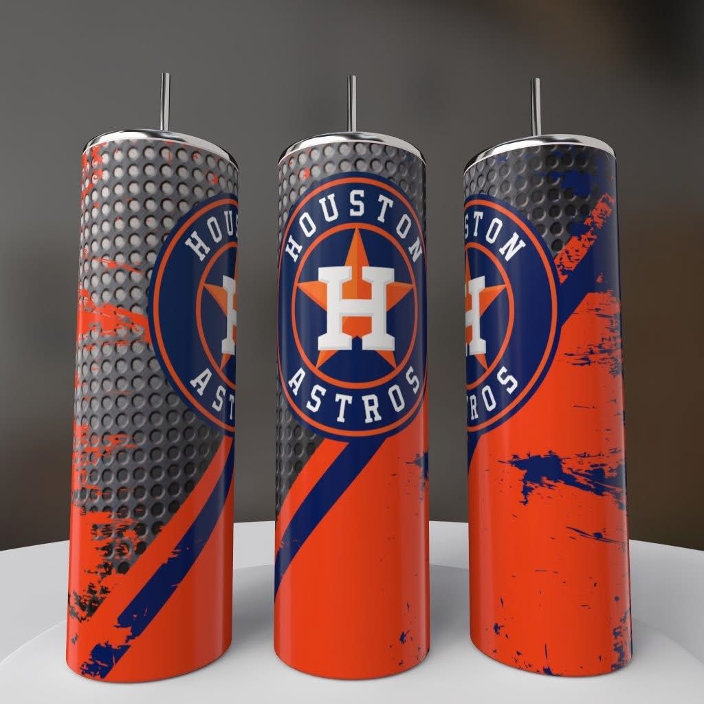 Houston Astros Baseball Tumbler