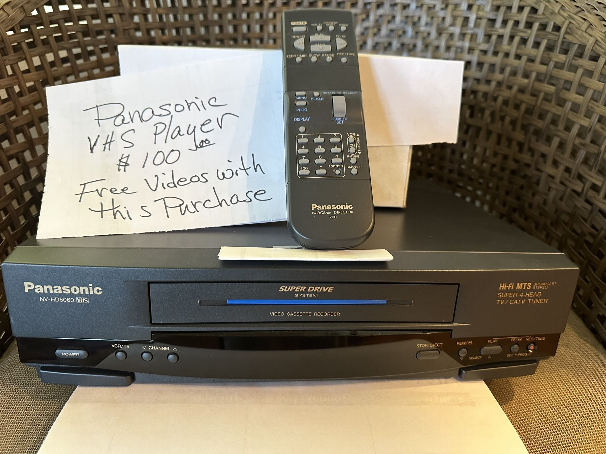 Panasonic VHS Player