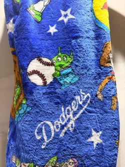 LA Dodgers Toy Story Blanket Throw NWT