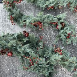 Christmas Garland W/ Lights 