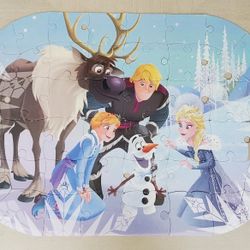 Frozen Puzzle Free 46 Pieces (Some Damage)
