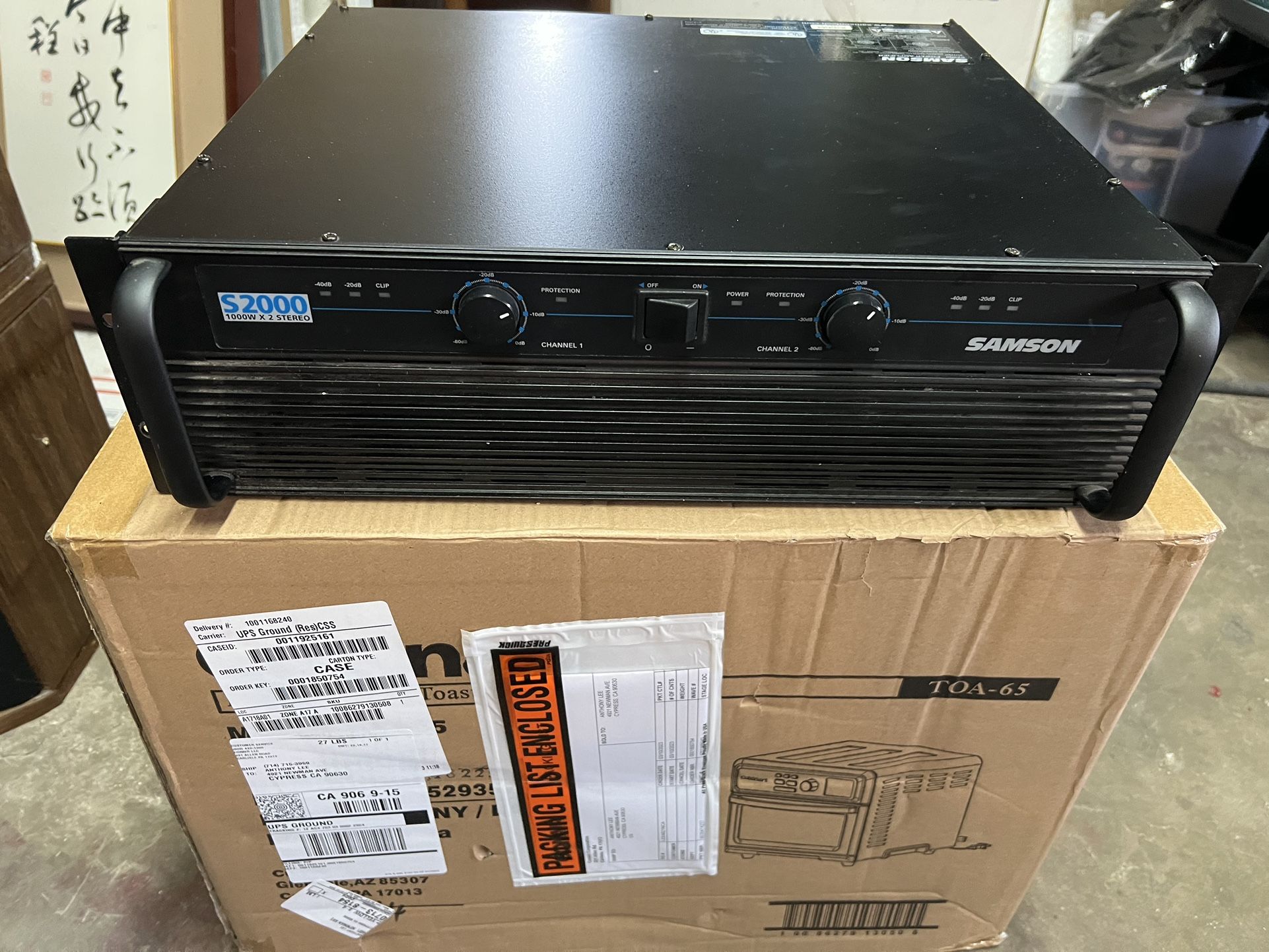 Samson S2000 Power Amp
