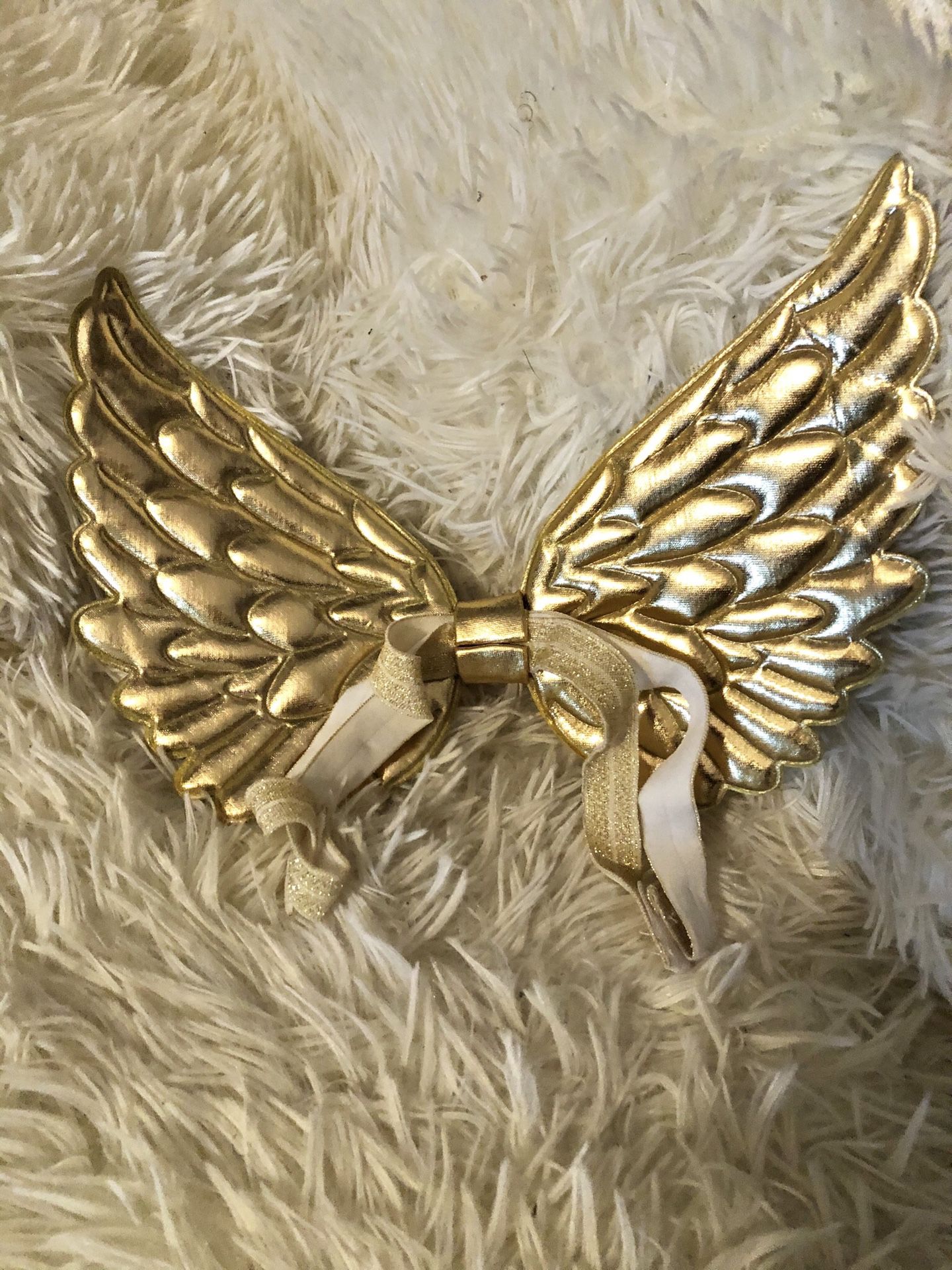 Gold baby angel wings