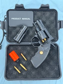 Revolver shaped wind prof torch lighter