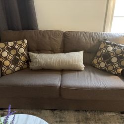 Living room sofa and love seat