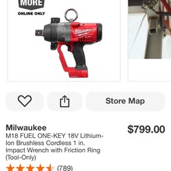 New!!!! 1" High Torque Impact Wrench w/ ONE-KEY
