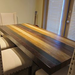 Beautiful Table! (Chairs/Bench Are Included)