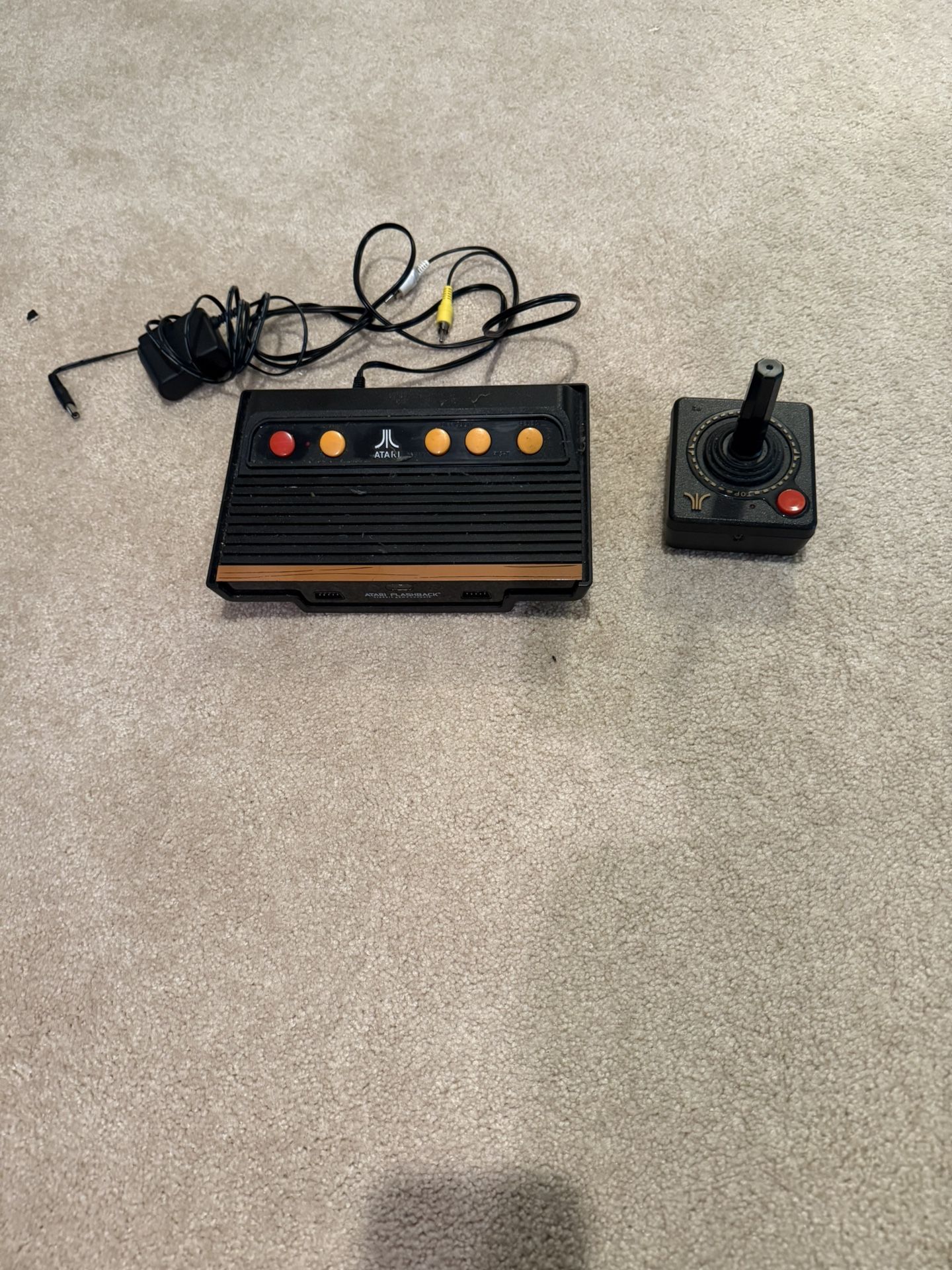 Atari Flashback Classic Game Console w/ Joystick & Power Cable – Tested