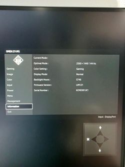 OMEN 27" IPS 2K 265 144hz