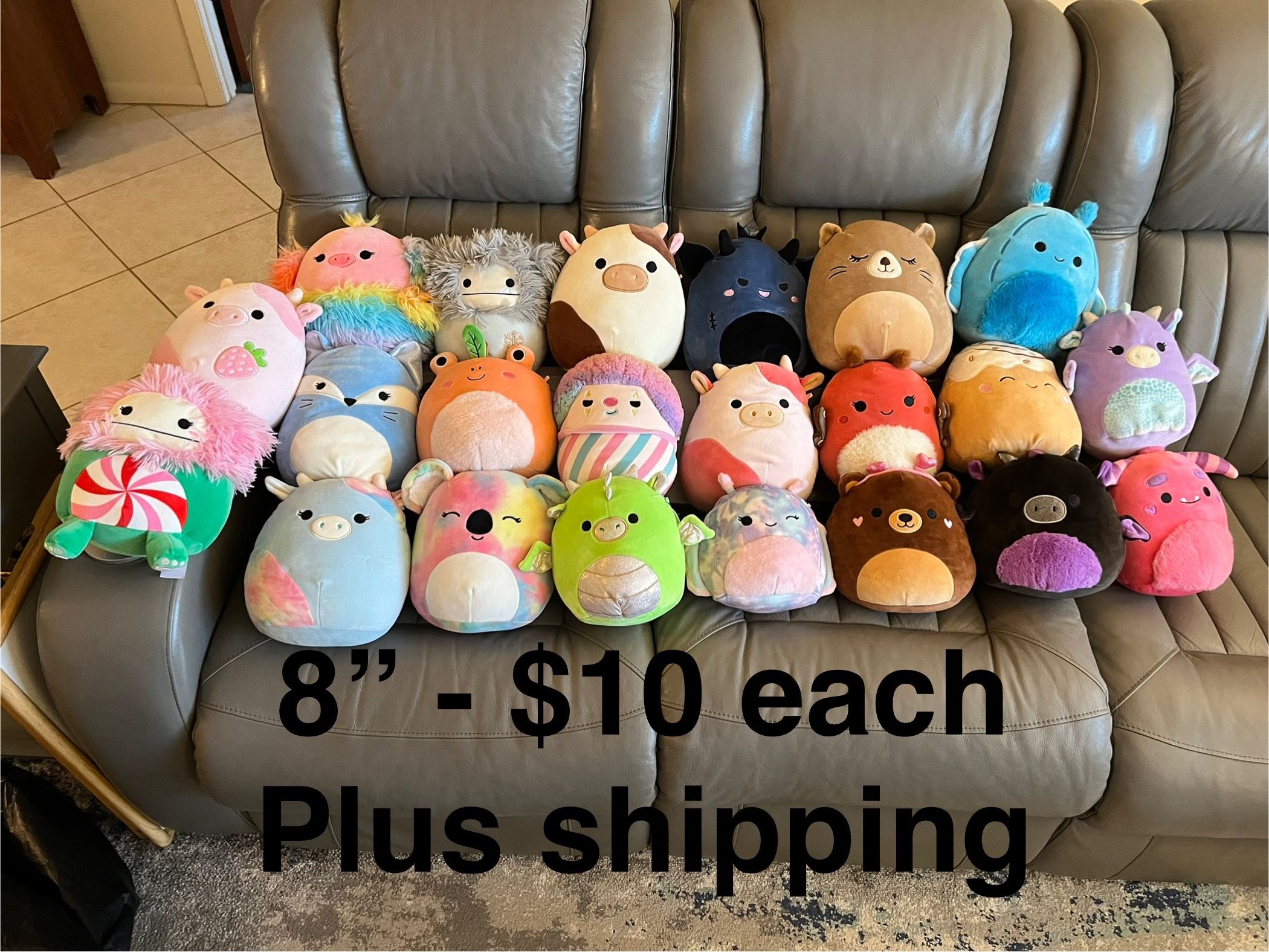 Squishmallows - Lot of 8”