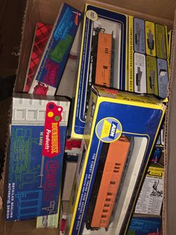 Box of trains, lots