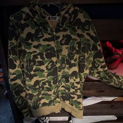 Green Bape Hoodie Large !!PICK UP!!