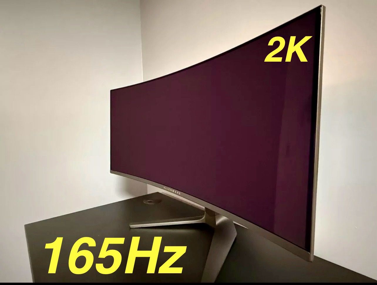 AlienWare 34 Curved • BRAND NEW IN THE BOX •QD-OLED 165hz Gaming Monitor 1440p 2K- AW3423DWF - LIKE NEW 👌🏼🕹️👾