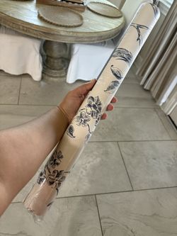 Blue And White floral Pattern wall Paper