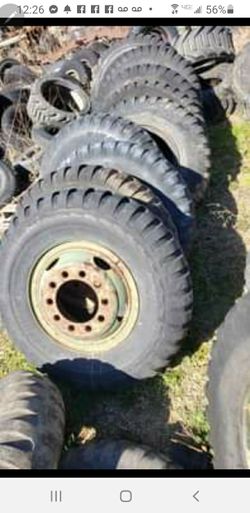 11.00-20 (M54) Military Tire & Wheel for 5 ton. Going FAST! Get yours SOON!!
