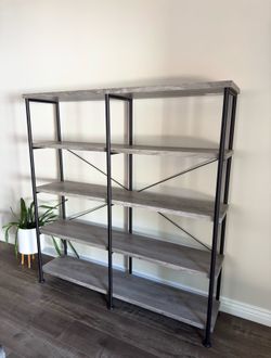 Bookcase - Wood & Metal