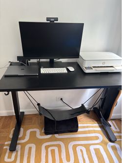 UPLIFT Standing Desk + HON Chair + Monitor Bundle
