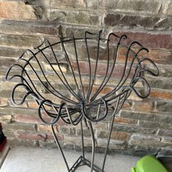 Wrought Iron plant stand 