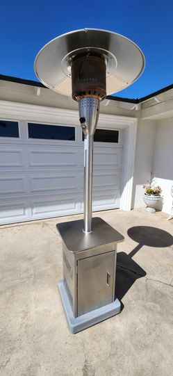 Outdoor Propane Heater & Cover, Tank not included