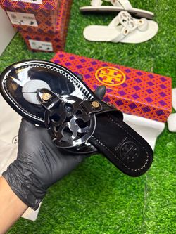 Tory Burch Miller Patent Leather Sandals