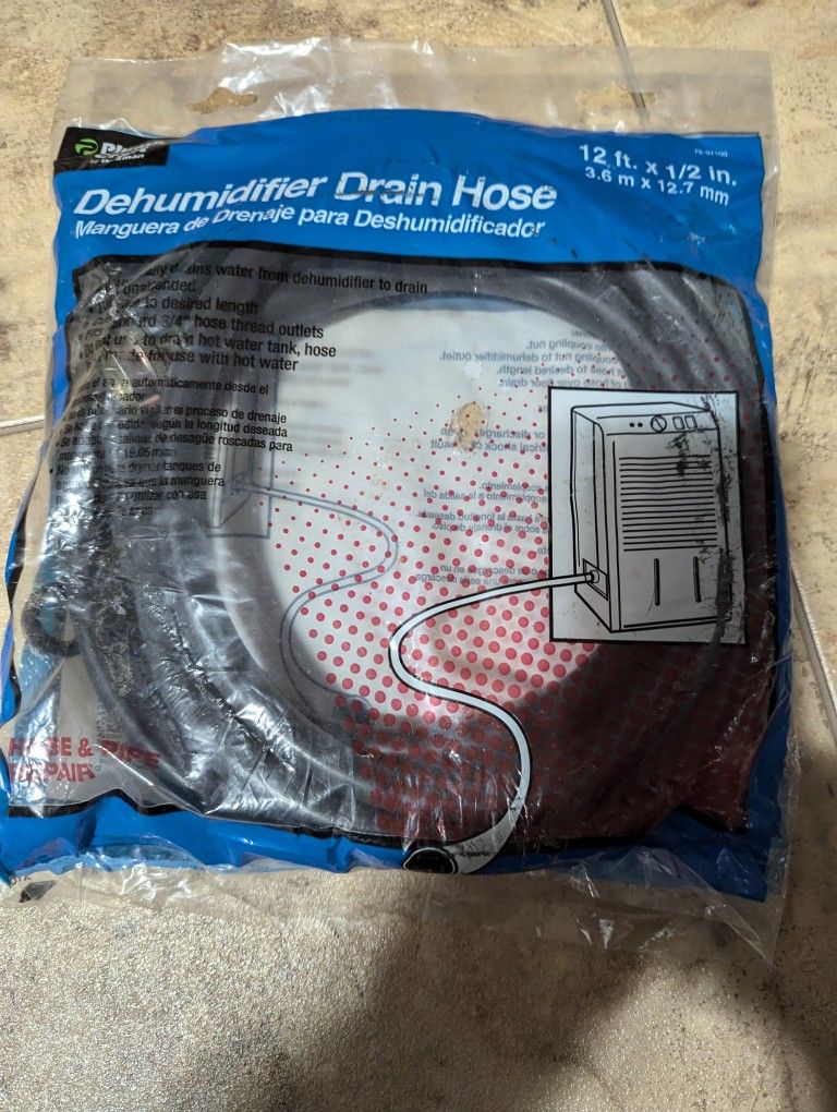 New Dehumidifier Drain Hose