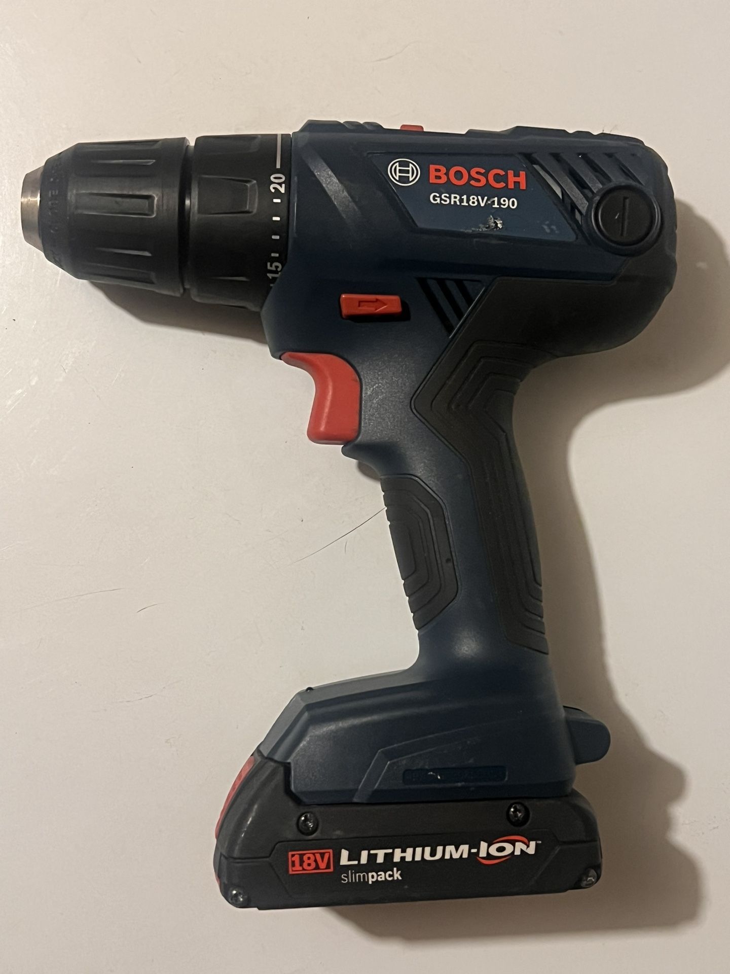 Bosh 18v Li-Ion Cordless Drill - gsr18v-190