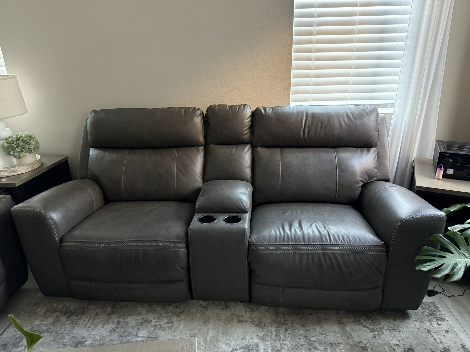 Real Leather Electric Recliners 