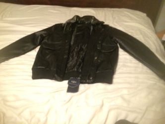 NEW EMPERIO & CO LEATHER JACKET ORIGINAL PRICE $500 Size medium