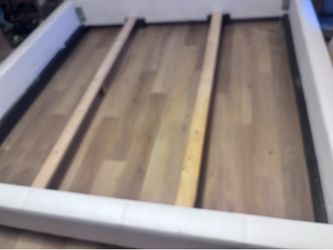 King size bedframe with box springs no mattress