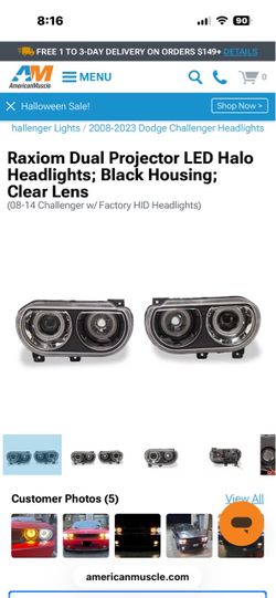 Challenger headlights