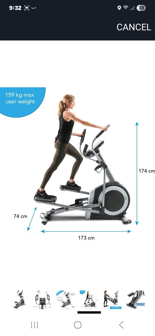 Nordictrack Commercial 9.9 Elliptical