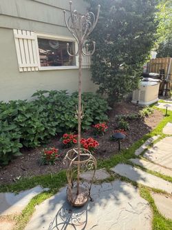 Vintage Iron Coat Rack