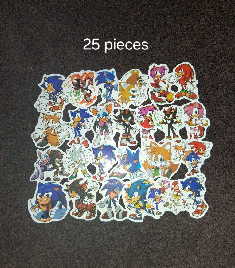 Sonic 25 Piece Stickers $5 For All