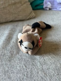 Ty Beanie Babies Ringo Raccoon Beanbag Plush, Style 4014 (1995) Vintage