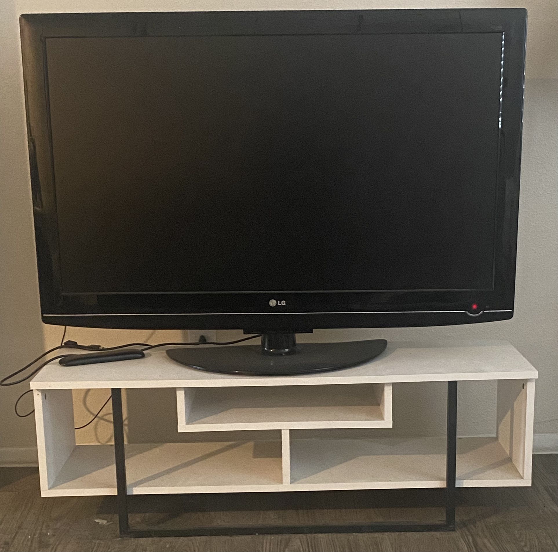 TV Stand Black & White TV Stand