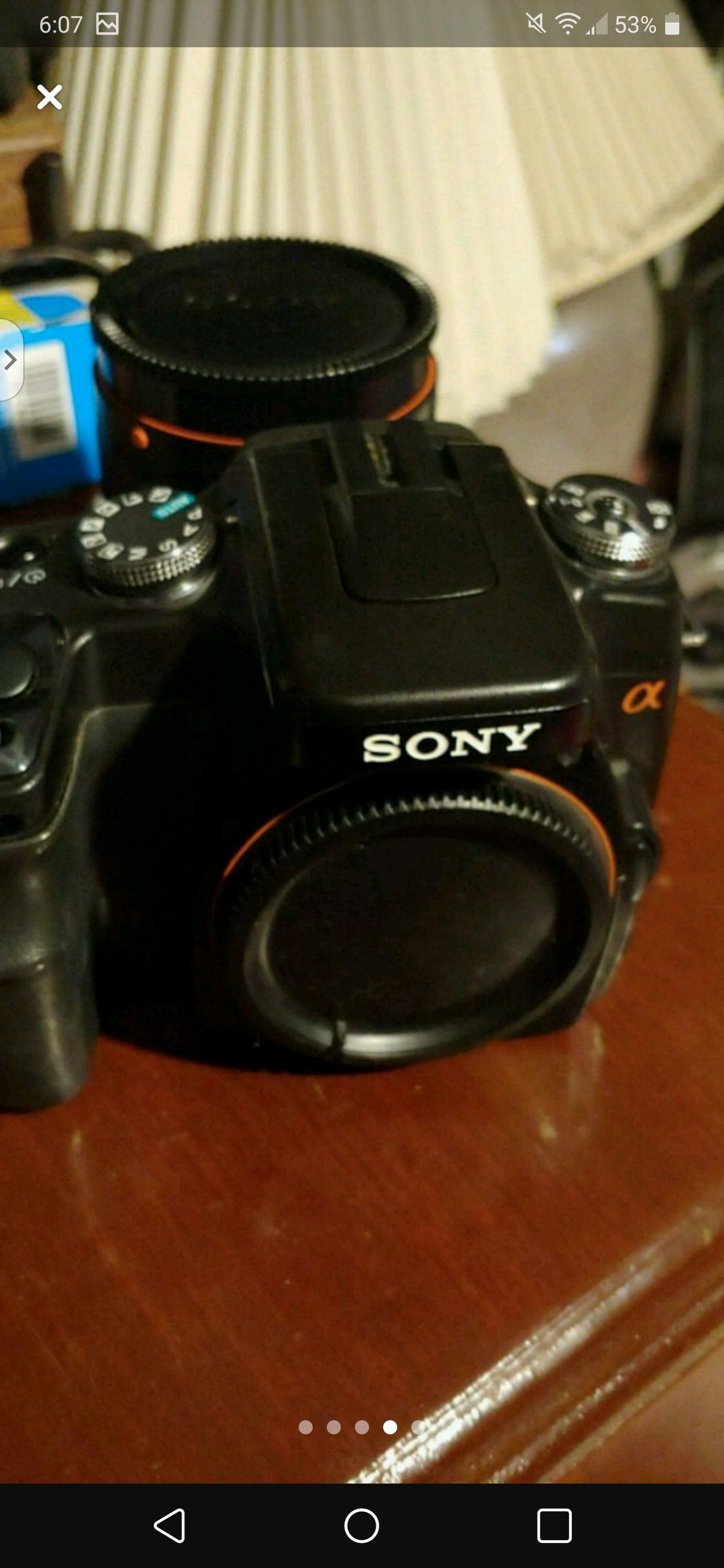 Sony camera DSLR