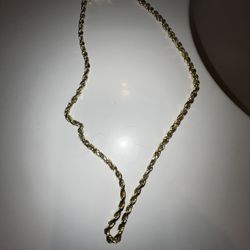 14k Gold Rope Chain 