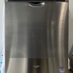 Whirlpool Dishwasher Stainless steel  brand new 