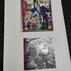 
Kids Halloween Book Bundle – Monster Magic Big Golden Book + Disney Mickey Mouse Dracula w/ Stickers (HC + PB)