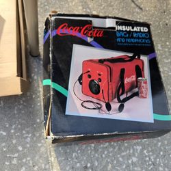 Coca Cola Insulated Bag And Radio