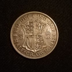 1931 Half Crown Silver