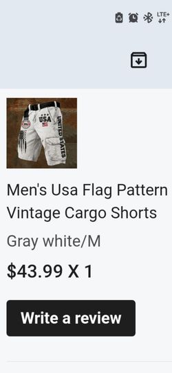 Men's USA shorts.