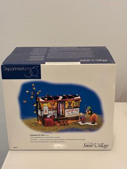 Department 56 Snow Village Costumes For Sale Set Halloween Fall Decor