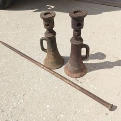 2x12 Steel Screw House/Railroad Jacks. 