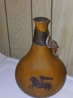 Vintage wood decanter
