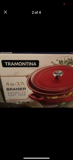 Tramontina red braiser