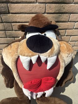 JUMBO TAZ 90s Vintage Plush - Rare