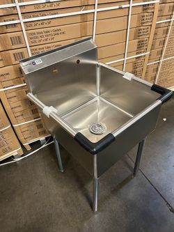 NEW utility sink REAL stainless steel heavy duty grade